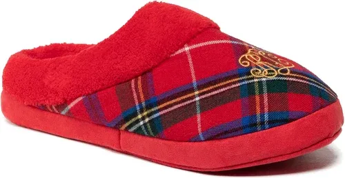 Papuče LAUREN RALPH LAUREN - ILN02140 Red Plaid