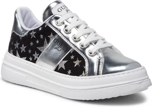 Sneakersy Guess - Wilma Star FJ5WIM FAB12 SILVE Sneakersy Guess - Wilma Star FJ5WIM FAB12 SILVE
