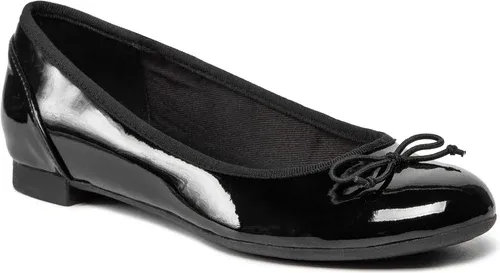 Baleríny CLARKS - Couture Bloom 261154754 Black Pat