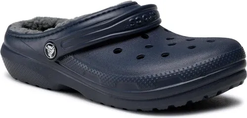 Šľapky Crocs - Classic Lined Clog K 203506 Navy/Charcoal 1