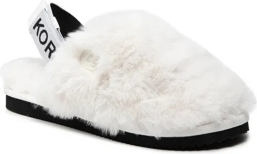 Papuče MICHAEL MICHAEL KORS - Elsie Slipper 40R2ELFP1D Optic White