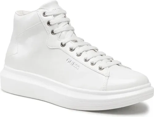 Sneakersy GUESS - Salerno Mid FM5SAM ELE12 WHITE