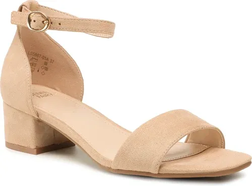 Sandále JENNY FAIRY - LS5667-01A Beige