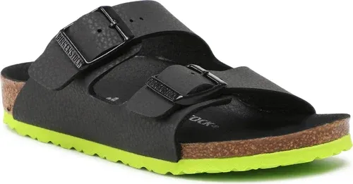 Šľapky Birkenstock - Arizona Kids 1022369 Desert Soil/Black Lime