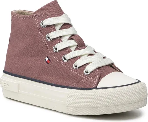 Tramky TOMMY HILFIGER - High Top Lace-Up Sneaker T3A4-32119-0890 M Antique Rose 303