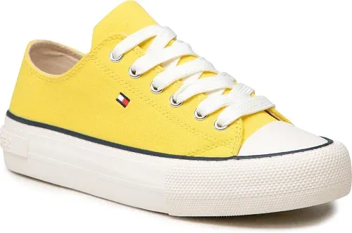 Plátenky Tommy Hilfiger - Low Cut Lace-Up Sneaker T3A4-32118-0890 S Yellow 200