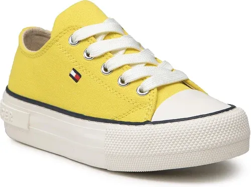 Plátenky Tommy Hilfiger - Low Cut Lace-Up Sneaker T3A4-32118-0890 M Yellow 200