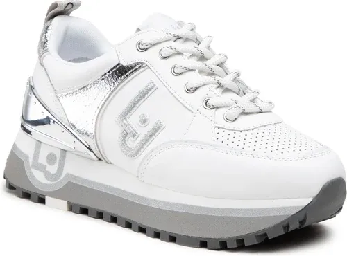 Sneakersy LIU JO - Maxi Wonder 20 BA2055 PX100 White/Silver 04370