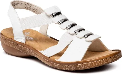 Sandále RIEKER - 62850-80 Weiss