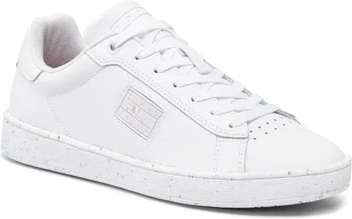 Sneakersy TOMMY JEANS - Wmns Tommy Jeans Cupsole EN0EN01653 White YBR