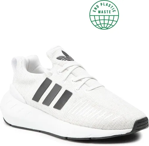 Topánky adidas - Swift Run 22 J GW8179 Ftwwht/Cblack/Greone