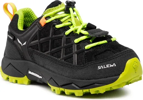 Trekingová obuv Salewa - Jr Wildfire Wp 64009-0986 Black Out/Cactus