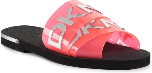 Šľapky DKNY - Idalie Logo- Flat S K4121794 Laser Pink