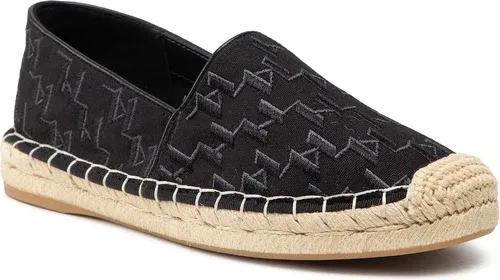 Espadrilky KARL LAGERFELD - KL80112 Black Canvas