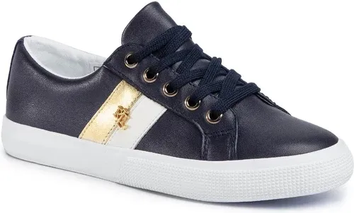 Sneakersy LAUREN RALPH LAUREN - Janson II 802794077002 Lauren Navy/Optic White/Rlgold