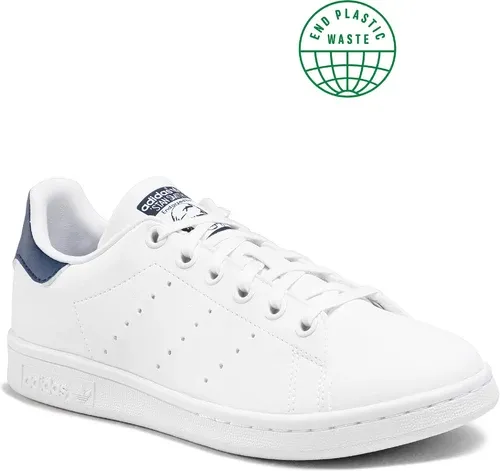 Topánky adidas - Stan Smith J H68621 Ftwwht/Ftwwht/Dkblue