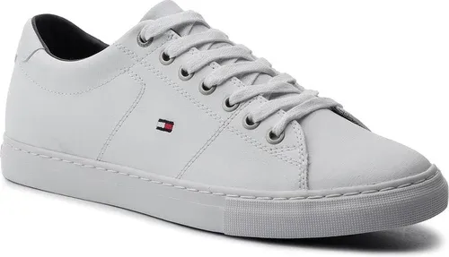 Sneakersy Tommy Hilfiger - Essential Leather Sneaker FM0FM02157 White 100