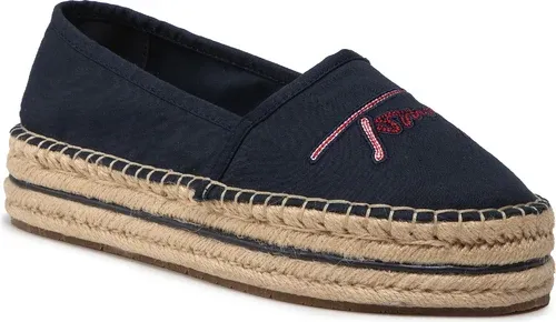 Espadrilky TOMMY HILFIGER - Signature Espadrille FW0FW06483 Desert Sky DW5