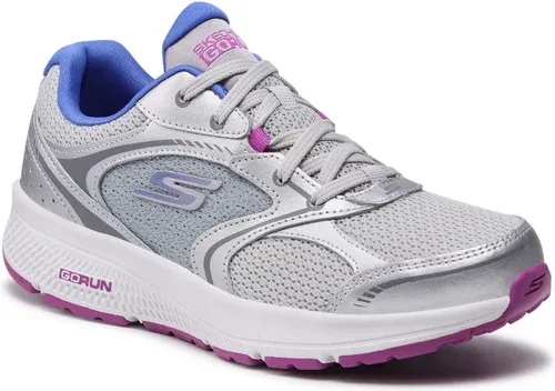 Topánky SKECHERS - Go Run Consistent 128281/SLPR Silver/Purple