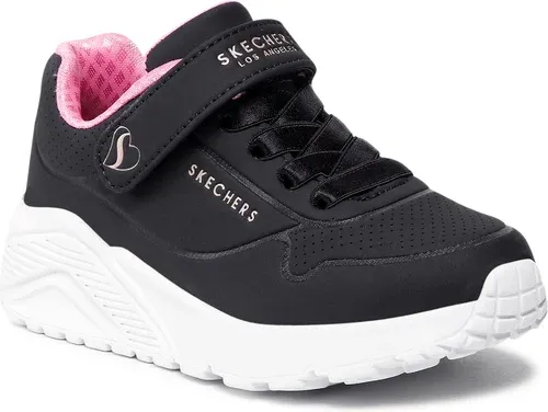 Sneakersy SKECHERS - Uno Lite 310451L/BKRG Black/Rose Gold