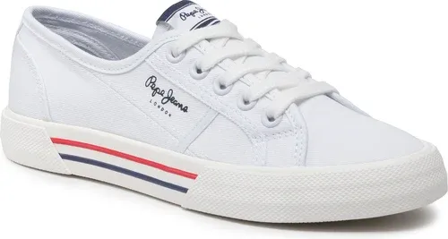 Tenisky PEPE JEANS - Brady W Basic PLS31287 White 800