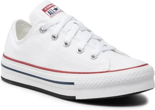 Plátenky Converse - Ctas Eva Lift Ox 272858C White/Garnet/Navy