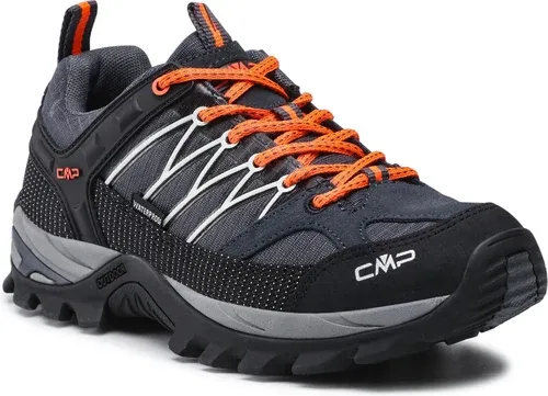 Trekingová obuv CMP - Rigel Low Trekking Shoe Wp 3Q54457 Anthracite/Flash Orange