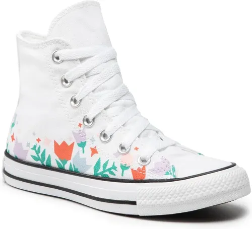 Plátenky Converse - Ctas Hi 572706C White/Multi/Black