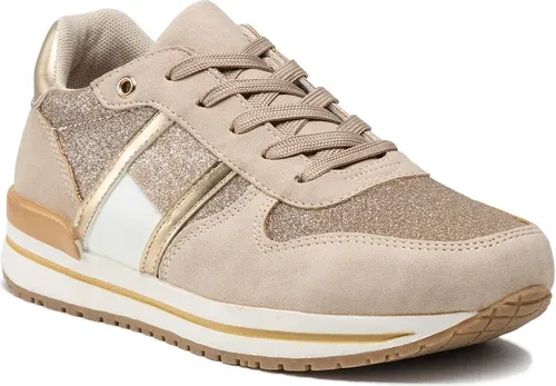 Sneakersy TOMMY HILFIGER - Low Cut Lace Up Sneaker T3A4-32161-1361 M Beige 500