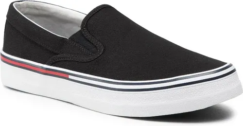 Tenisky Tommy Jeans - Essential Slipon EM0EM00961 Black BDS