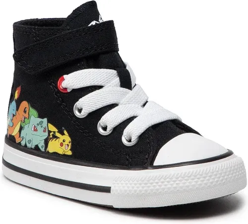 Plátenky Converse - Ctas Hi A01229C Black/Multi/White Plátenky Converse - Ctas Hi A01229C Black/Multi/White