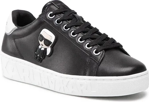 Sneakersy KARL LAGERFELD - KL61030A Black Lthr