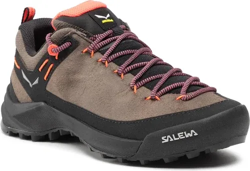 Trekingová obuv Salewa - Ws Wildfire Leather 61396-7953 Bungee Cord/Black