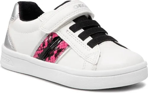 Sneakersy Geox - J Djrock G. B J254MB 000BC C1441 M White/Fluofuchsia