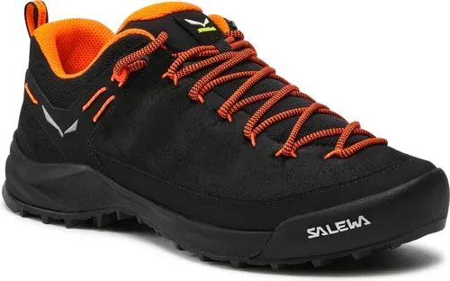 Trekingová obuv SALEWA - Ms Wildfire Leather 61395 0938 Black/Fluo Orange