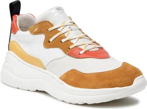 Sneakersy RYŁKO - 1FRJ9 Żółty/Biały/Pomarańczowy/Czarny 5RW