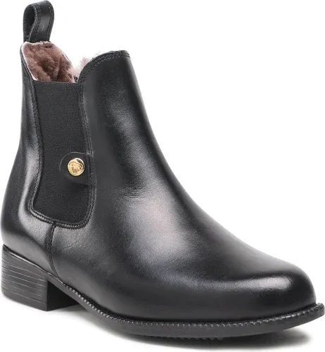 Členková obuv s elastickým prvkom Hippica - Classic Čierna