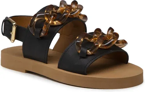 Sandále SEE BY CHLOÉ - SB38093A Black 999