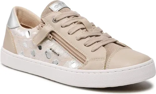 Sneakersy GEOX - J Kilwi G. B J02D5B 007BC C0475 D Beige/Silver