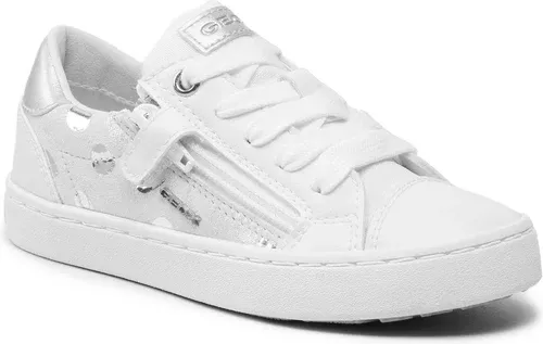 Sneakersy Geox - J Kilwi G. B J02D5B 007BC C0626 S Off White/Silver