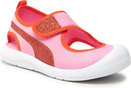 Sandále PUMA - Aquacat Glitz Ps 38576 01 Prism Pink/Fire Light