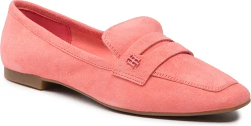 Lordsy TOMMY HILFIGER - Feminine Flat Loafer FW0FW06161 Cryslat Coral XKL