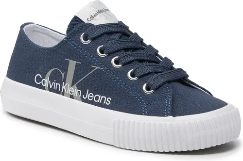 Tenisky CALVIN KLEIN JEANS - Low Cut Lace-Up Sneaker V3X9-80125-0890 M Blue 800