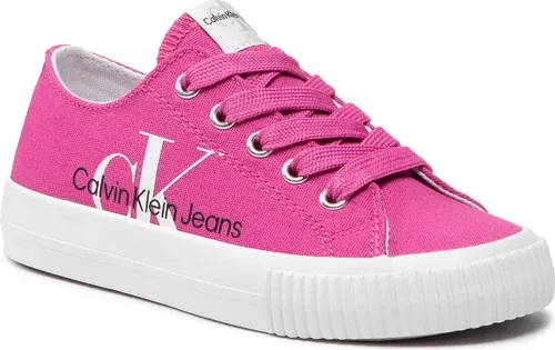 Tenisky CALVIN KLEIN JEANS - Low Cut Lace-Up Sneaker V3A9-80187-0890 Fuchsia 313