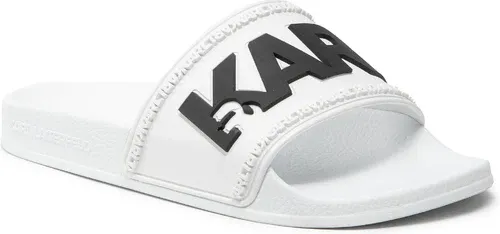 Šľapky KARL LAGERFELD - KL80904 White Rubber