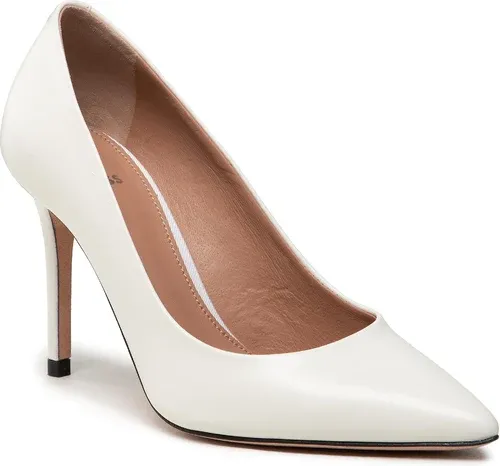 Lodičky BOSS - Eddie Pump 90-C 50470445 10158393 01 Open White 114