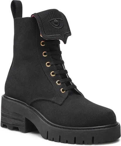 Členkové čižmy CHIARA FERRAGNI - CF2930-001 Black