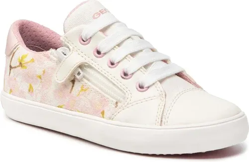 Sneakersy Geox - J Gisli G. B J024NB 0AW54 C0814 S White/Lt Pink