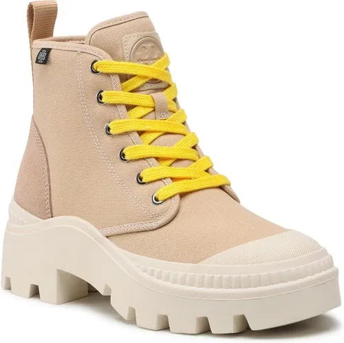 Členkové čižmy TORY BURCH - Camp Sneaker Boot 87696 Sand Tan/Sand Tan 250