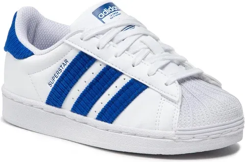 Topánky adidas - Superstar C GV7952 Ftwwht/Royblu/Ftwwht